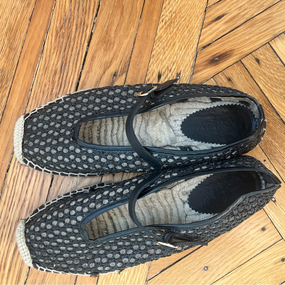 J. Crew Woven Espadrille Mary Jane’s